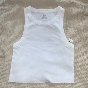 White Aerie Cropped Tank